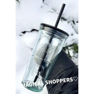 2025 Starbucks Reserve Roastery Chicago Glass Cold Cup Tumbler 16oz